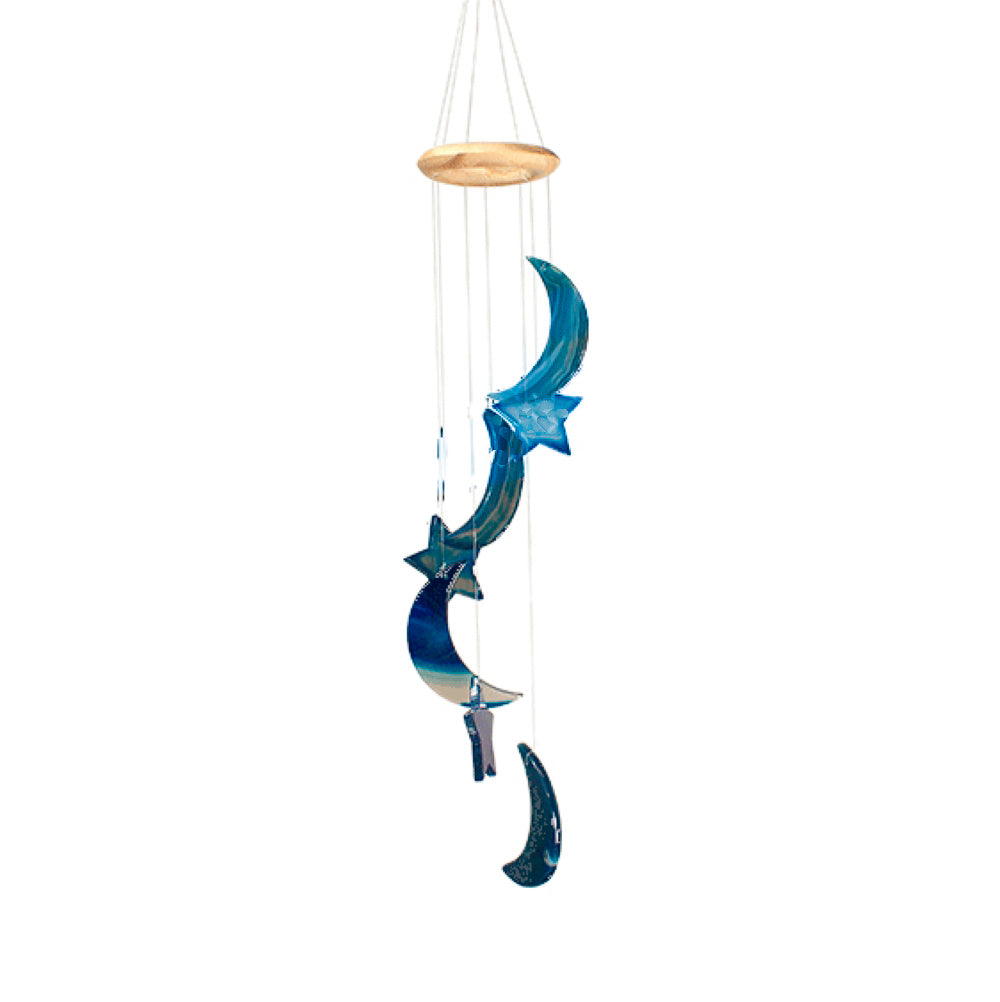 7 Chakras Moons & Stars Agate Wind Chime